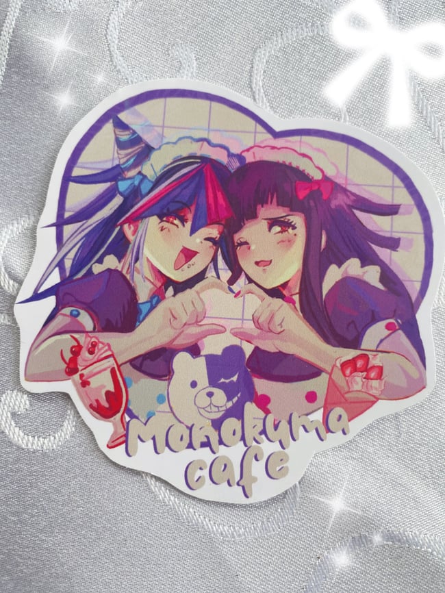 Super Danganronpa 2 - IbukiMikan Maid Cafe Sticker