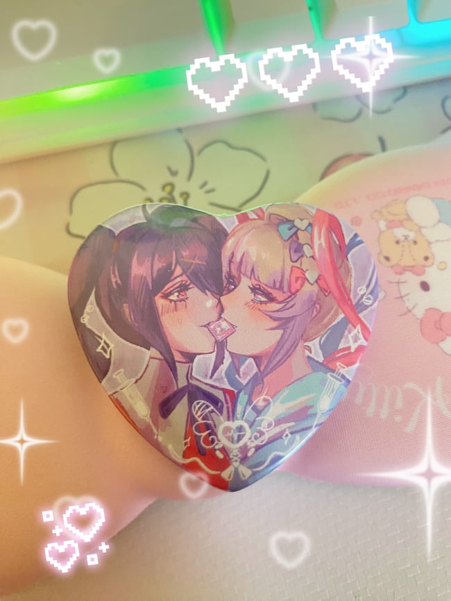 Needy Girl Overdose Heart Badge