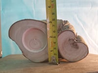 Image 4 of Live Edge Tea Light Holder with shadow stand.