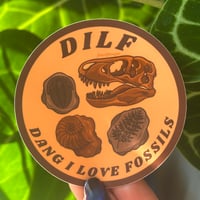 Dang I Love Fossils Sticker