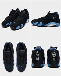 Image 3 of AJ 14 Black University Blue