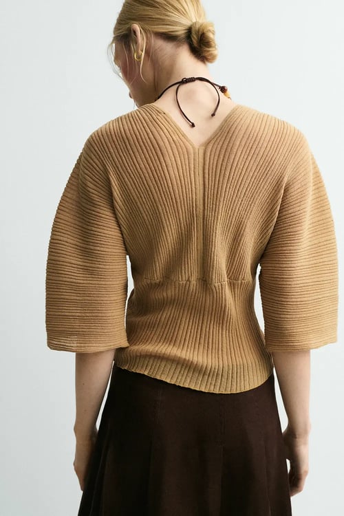 Image of 1-Jersey Hikari beige