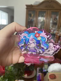 Image 2 of PokeMiku 2.5” Linked Acrylic Charm Standees