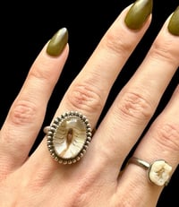 *CUSTOM* Oval Beaded Southwestern Memorial Ring