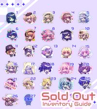 Image 2 of PJSK 2.5” Acrylic Charms