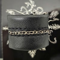 Image 5 of BAD GUY limited edition chain vegan leather ring