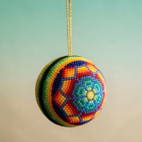 Image 5 of Wixarika beaded ornament 