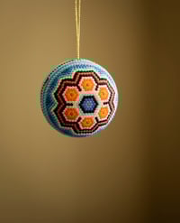 Image 7 of Wixarika beaded ornament 