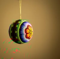 Image 10 of Wixarika beaded ornament 