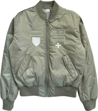 Image 1 of NL4E Embroidered Bomber Jacket - L