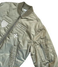 Image 2 of NL4E Embroidered Bomber Jacket - L