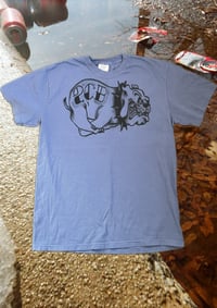 Image 3 of BullDawg Air brush T Shirt - Midnight Blue