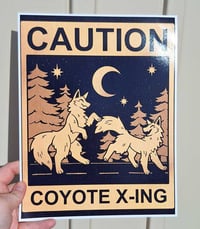 Image 1 of Coyote XING Print