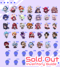 Image 2 of Hololive 2.5” Acrylic Charms