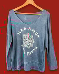 Image 2 of MAS AMOR SHIRT ¥ HANDBEDRUCKT ¥ EINZELSTÜCK ¥ IBIZA 