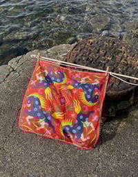 Fire Horse Silk Habotai Scarf