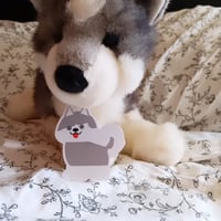 Image 1 of Harrison The Husky Sticker