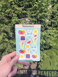 Image 1 of Summer Sticker Sheet