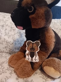 Image 1 of Russell the German Shepherd Sticker