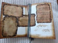 Image 4 of HANDMADE 3D MIXED MEDIA CELLO THEMED JOURNAL