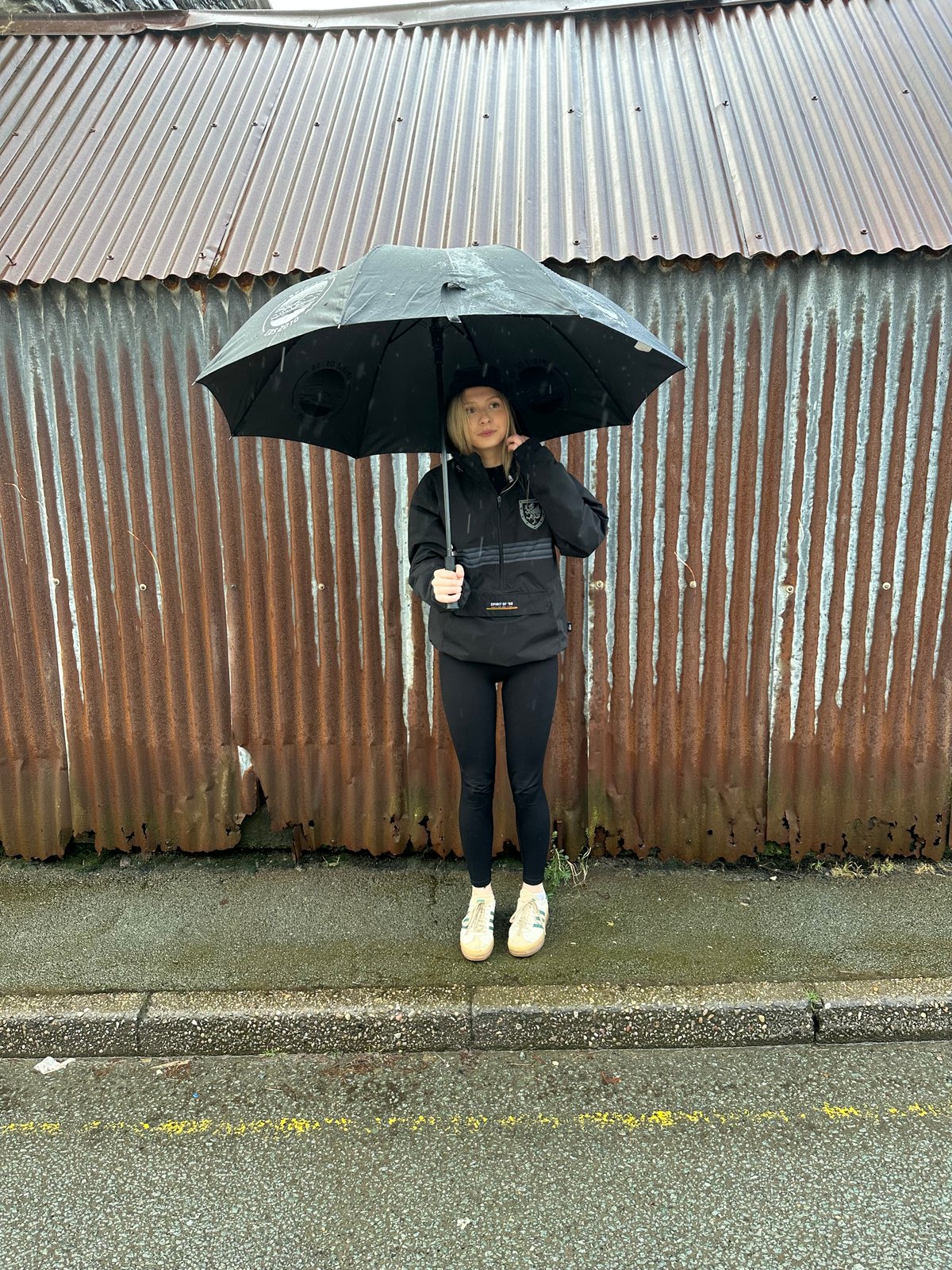 Image of ‘Yr Aran Anorac’ (Unisex) in Black *****Pre-Order*********