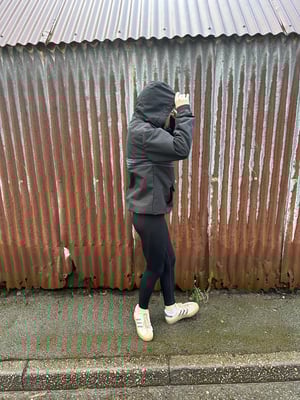 Image of ‘Yr Aran Anorac’ (Unisex) in Black *****Pre-Order*********