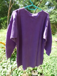 Image 2 of Sweater Dress, Purple, Vintage, Cotton
