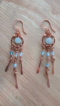 Image 1 of Aquamarine Copper Chandeliers🩵