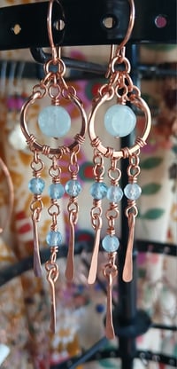 Image 2 of Aquamarine Copper Chandeliers🩵