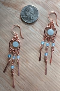 Image 3 of Aquamarine Copper Chandeliers🩵