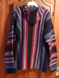 Image 2 of Vintage Mexican Hoodie, XL, thick woven cotton, Unisex