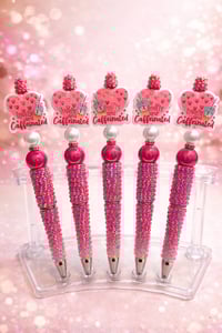 Lovely & Caffeinated Bling Pen ☕💖