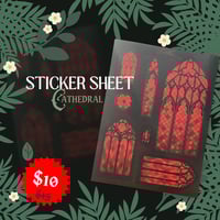 Image 1 of Cathedral Sticker Sheet