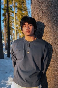 Image 2 of Messenger Henley (Pre-Made)