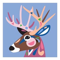Pete Cromer White Tailed Deer Paint By Number Canvas Kit 40 x 40 cm
