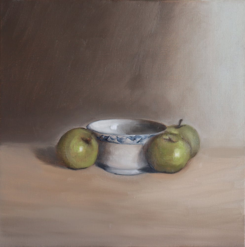 Image of Pommes vertes et bol