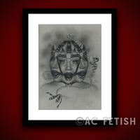 Ornamental Original Framed Drawing