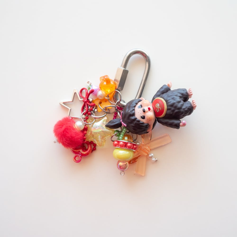 Image of monchhichi keychain