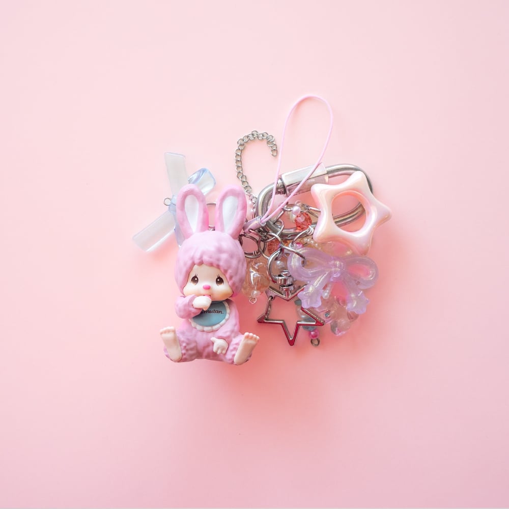 Image of bubblegum cutie keychain
