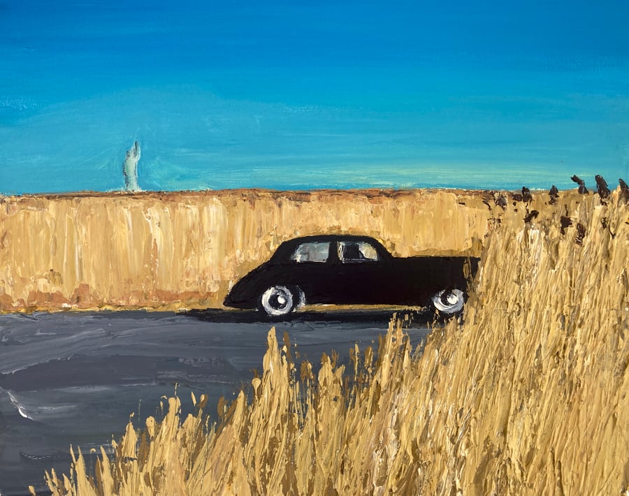 Image of Leave the gun take the cannoli (original on canvas)