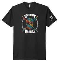 Image 1 of Rivercity Barbell Skull and Chain - Multicolor Tee