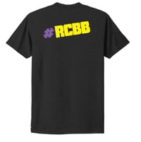 Image 2 of Rivercity Barbell Skull and Chain - Yellow/Purple Tee