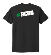 Image 2 of Rivercity Barbell Skull and Chain - Green/White Tee