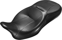 Image 1 of XFMT Motorcycle Black Hammock Rider & Passenger Seat