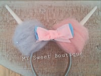 Image 8 of Cotton Candy Mouse Ears Headband 