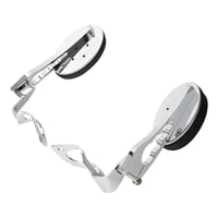 Image 2 of TCMT Rear Passenger Armrests Adjustable Fit For Harley Touring '14-'25 King Trunk