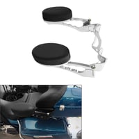 Image 4 of TCMT Rear Passenger Armrests Adjustable Fit For Harley Touring '14-'25 King Trunk