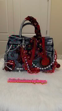 Image 1 of Blue Junk Denim Bag