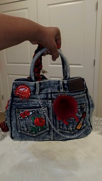 Image 2 of Blue Junk Denim Bag