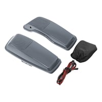 Image 5 of HR3 Gunship Gray 6 X 9" Saddlebags Lid Speaker Cutouts W/ GrillFor Harley Touring Models